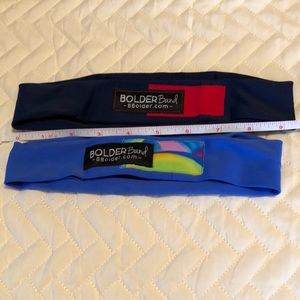 SOLD BolderBand navy 9 1/2” Royal blue9”. Never worn